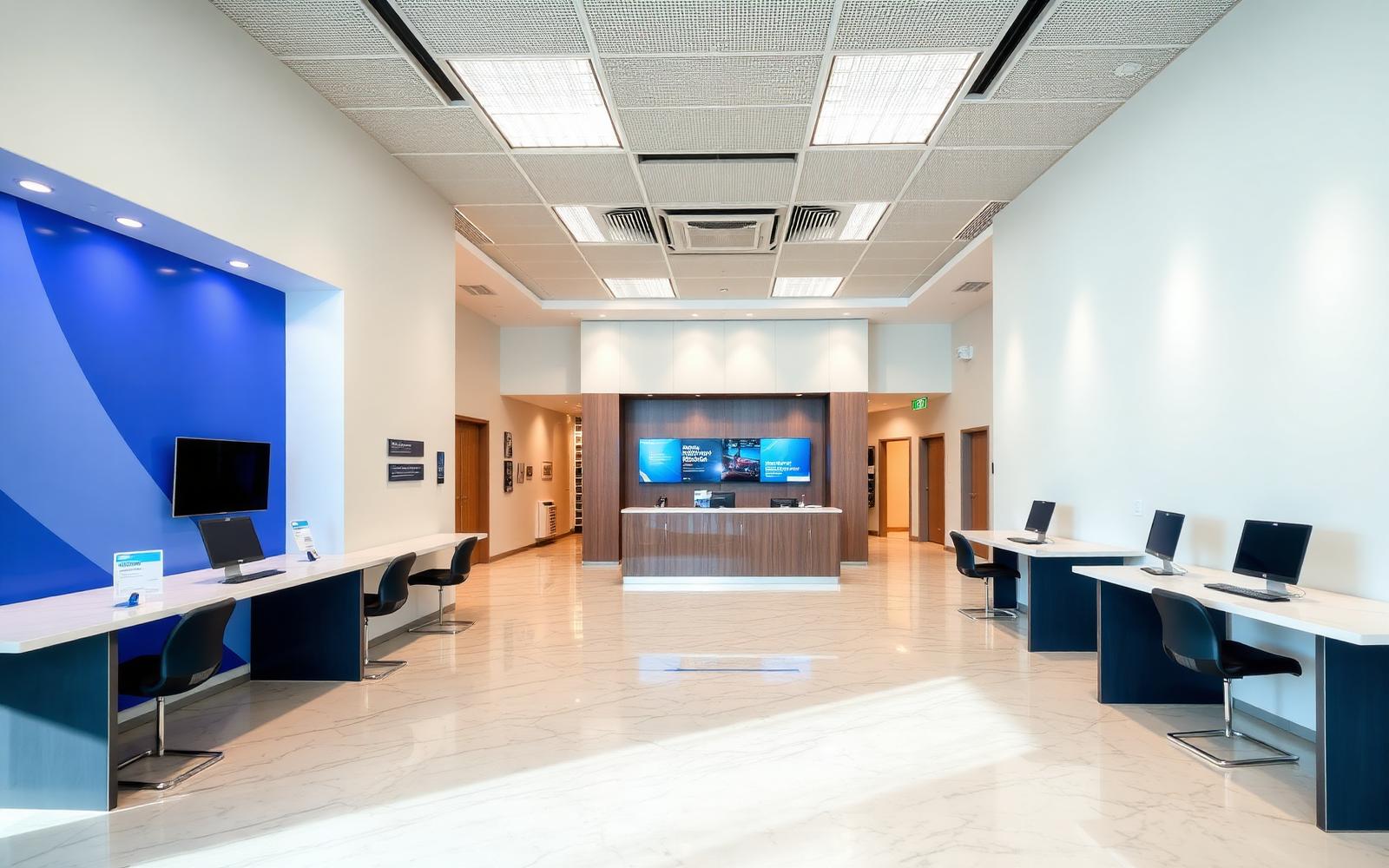 Meridian Private Banking branch interior